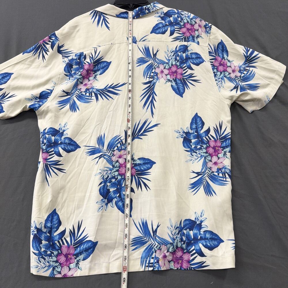 Tommy Bahama Hawaiian Shirt Mens XL %100 Silk - Picture 8 of 8